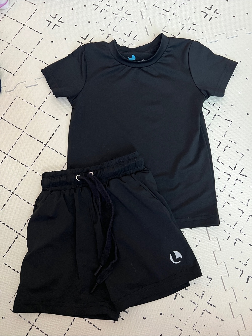 black athletic set little one shop 24 month